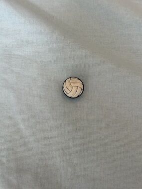Volleyball Croc Charm